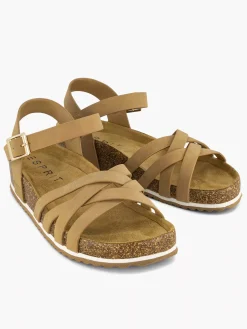 Cognac Sandaal