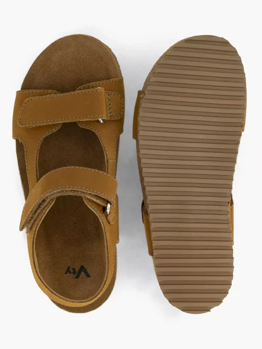 Cognac Sandaal