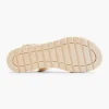Creme Platform Sandaal