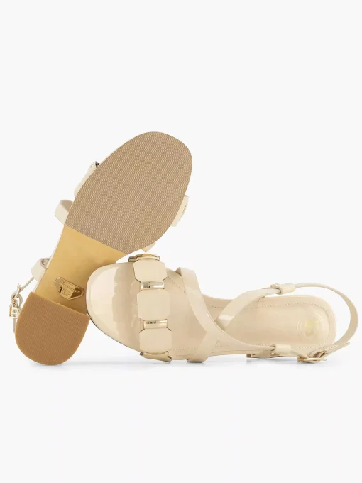 Creme Sandalette