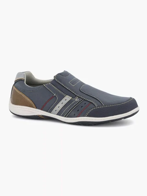 Donkerblauwe Comfort Instapper