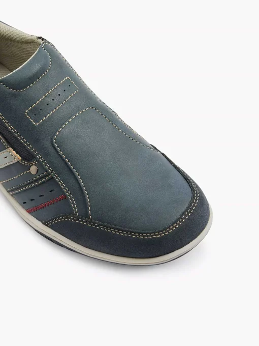Donkerblauwe Comfort Instapper