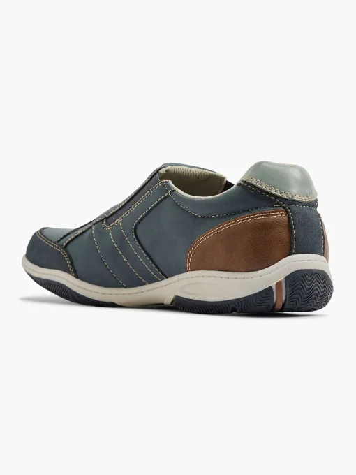 Donkerblauwe Comfort Instapper