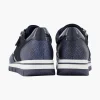 Donkerblauwe Comfort Sneaker Croco