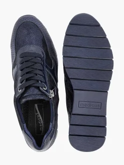 Donkerblauwe Comfort Sneaker Croco