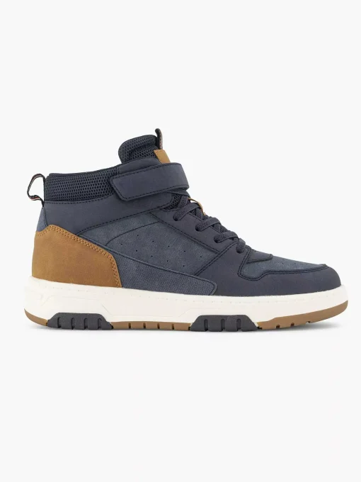 Donkerblauwe Hoge Sneaker