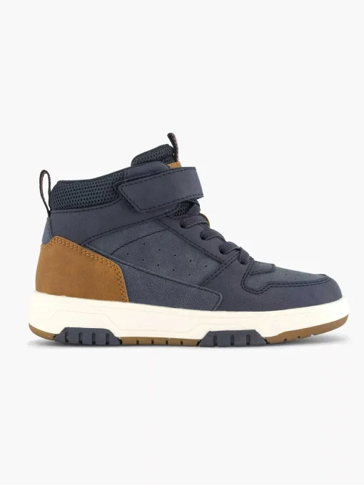 Donkerblauwe Hoge Sneaker