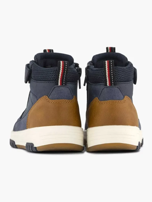 Donkerblauwe Hoge Sneaker