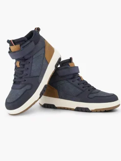 Donkerblauwe Hoge Sneaker