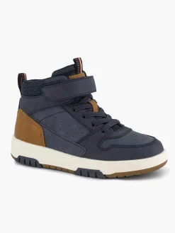 Donkerblauwe Hoge Sneaker