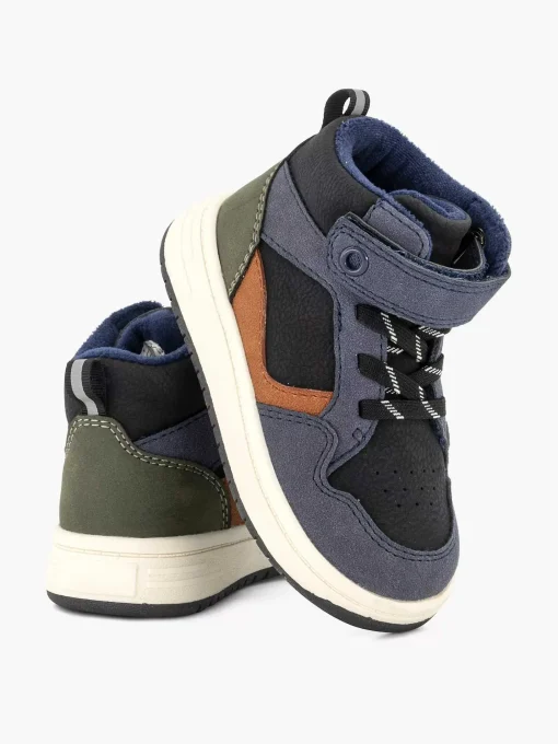 Donkerblauwe Hoge Sneaker