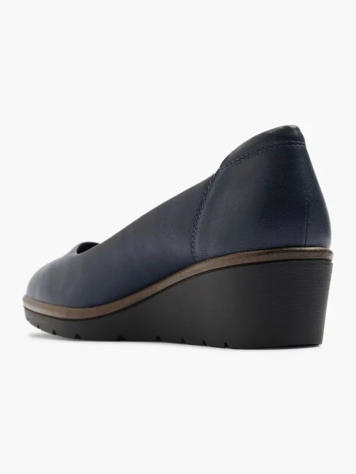 Donkerblauwe Pump Sleehak