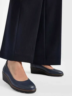 Donkerblauwe Pump Sleehak