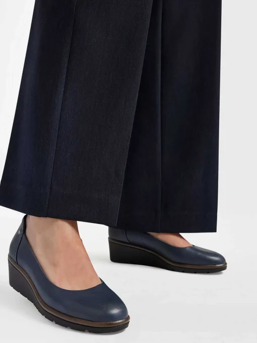 Donkerblauwe Pump Sleehak