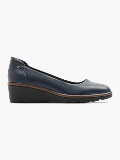 Donkerblauwe Pump Sleehak