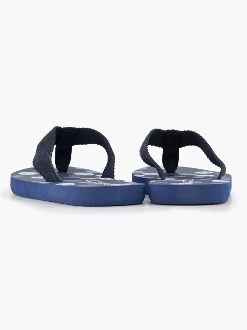 Donkerblauwe Teenslipper Smiley