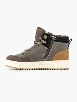 Donkerbruine Hoge Sneaker