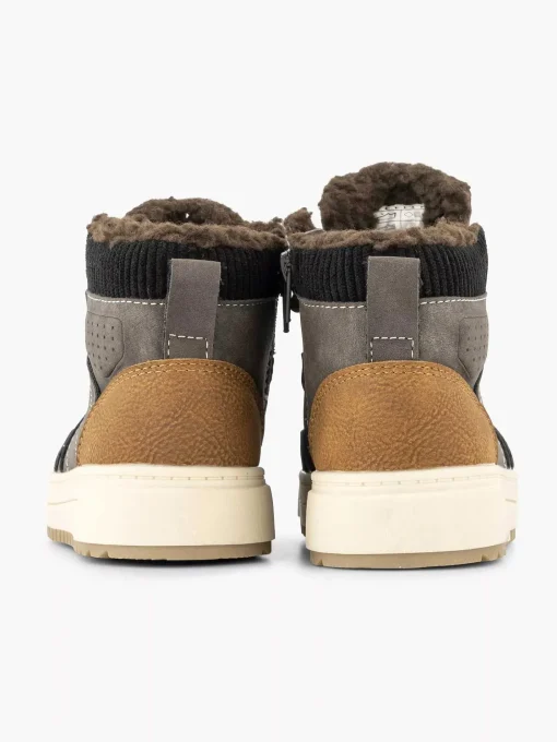 Donkerbruine Hoge Sneaker