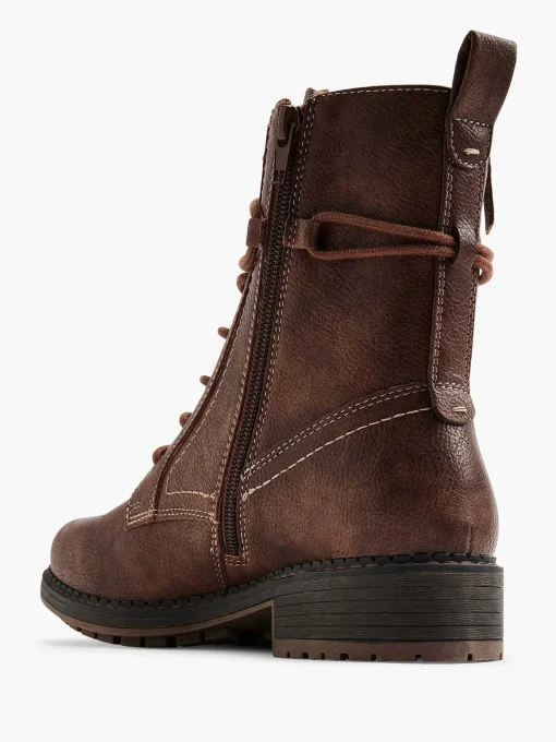 Donkerbruine Veterboot