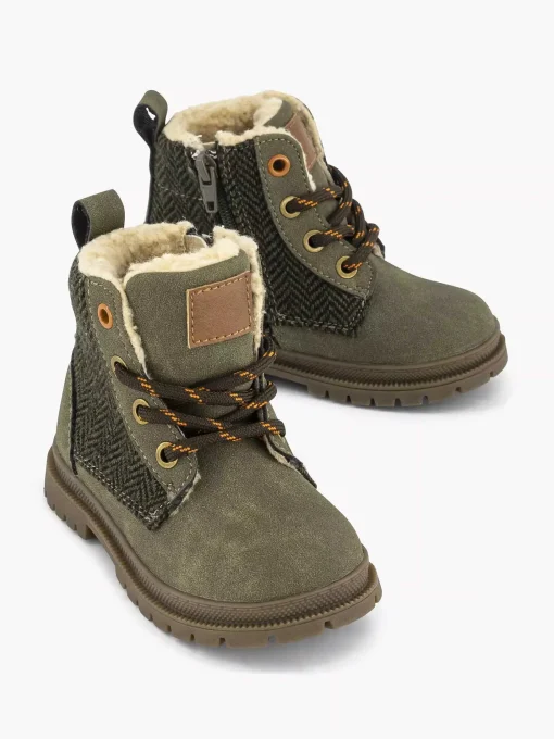 Donkergroene Veterboot
