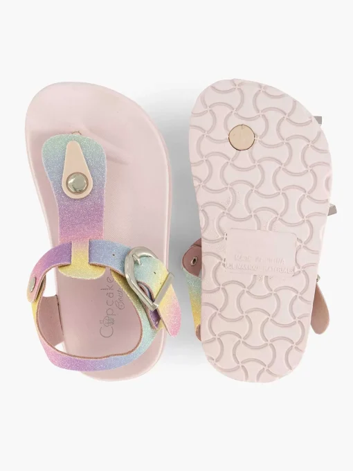 Gekleurde Glitter Sandaal