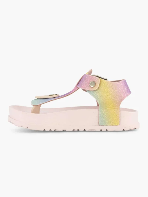 Gekleurde Glitter Sandaal