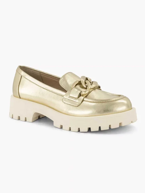 Gouden Chunky Loafer