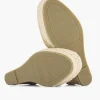 Gouden Espadrille Sleehak