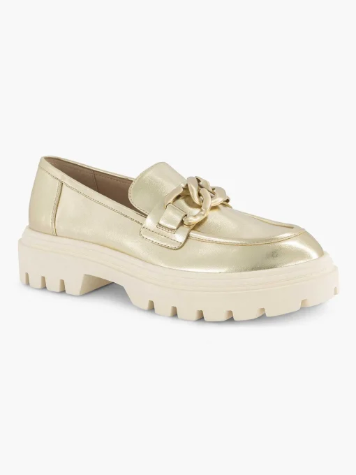 Gouden Metallic Chunky Loafer