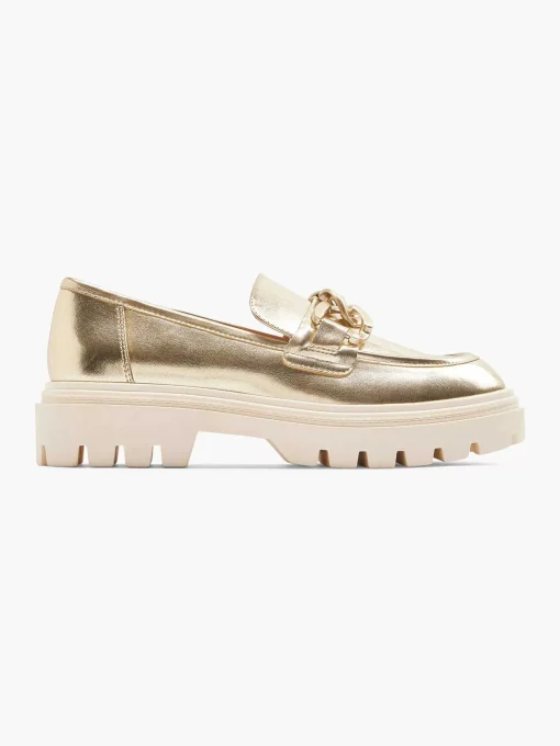 Gouden Metallic Chunky Loafer