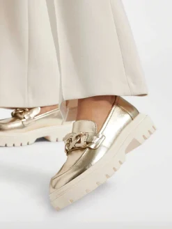 Gouden Metallic Chunky Loafer