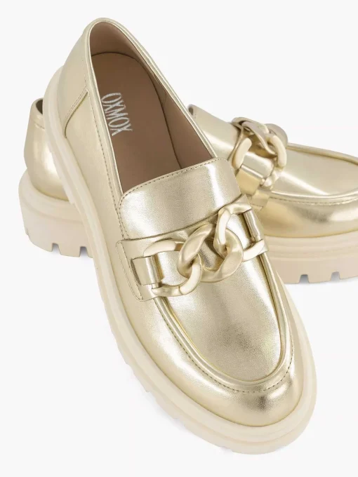 Gouden Metallic Chunky Loafer