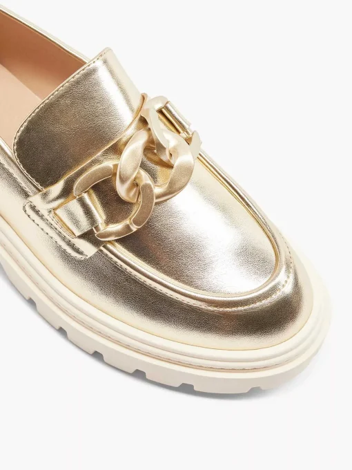 Gouden Metallic Chunky Loafer