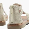 Gouden Metallic Sandaal
