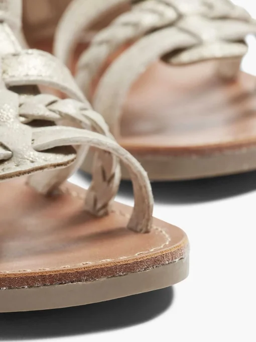 Gouden Metallic Sandaal