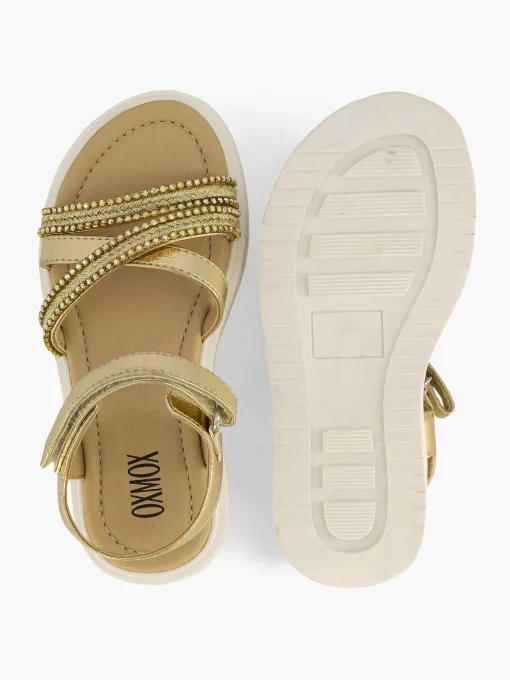 Gouden Platform Sandaal
