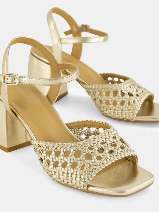 Gouden Sandalette