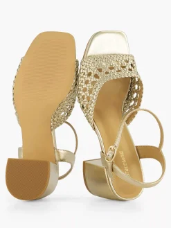 Gouden Sandalette