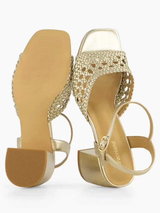 Gouden Sandalette