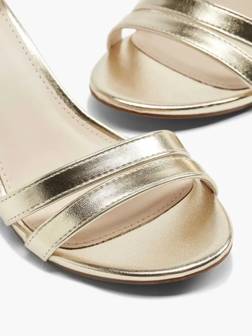 Gouden Sandalette Metallic