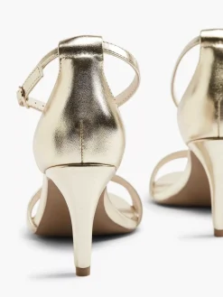 Gouden Sandalette Metallic