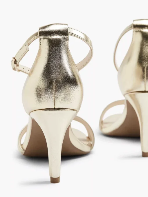 Gouden Sandalette Metallic