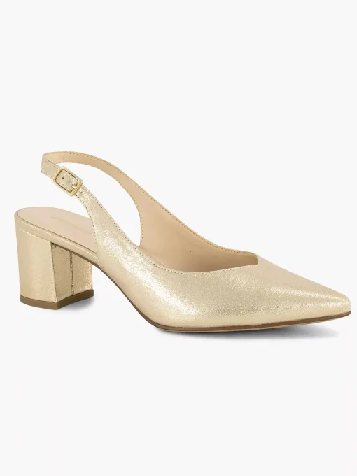 Gouden Slingback