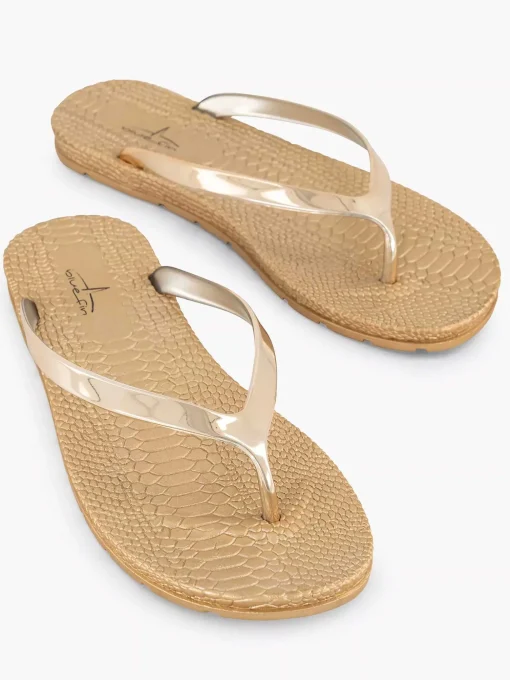 Gouden Teenslipper