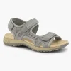 Grijze Comfort Sandaal