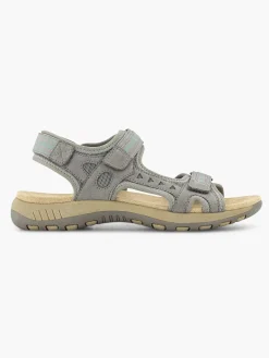 Grijze Comfort Sandaal