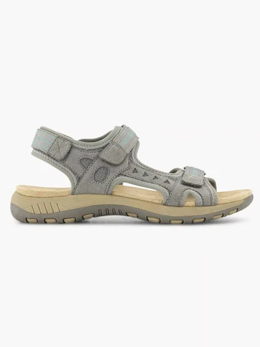 Grijze Comfort Sandaal