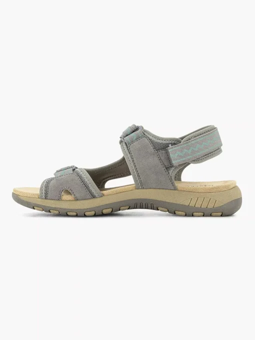 Grijze Comfort Sandaal