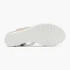 Grijze Comfort Sandalette Sleehak
