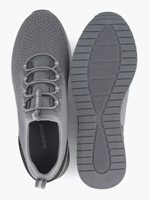 Grijze Instap Sneaker